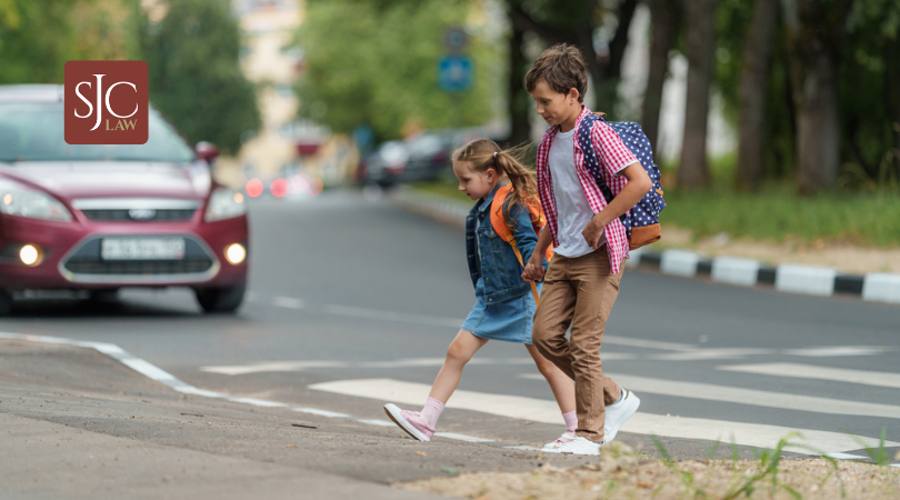 Kids Crosswalk Photos, Images and Pictures